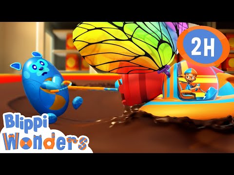Chocolate Factory | Blippi Wonders | Moonbug Kids - Play and Learn