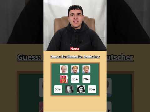 Der Berühmteste Deutsche Jedes Jahrzehnts! #shorts