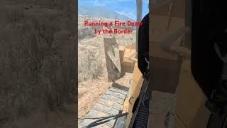 Fire Dozer on the Border, lots of rock. #firedozer #dozer #firecat