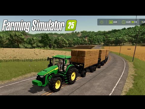 Building A $30 Million Dollar MEGA FARM on RiverBend Springs#4 | Farming Simulator Time Lapse | FS25