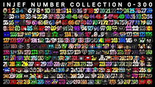 INJEF Number Collection (0-300)│INJEF