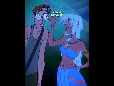 POUCO SE FALA SOBRE MILO E KIDA!🫣 | #atlantisoreinoperdido #atlantis #disney