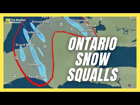 Lake Effect Snow Could Bring Another 20 cm of Snow to Ontario Cities | #forecast