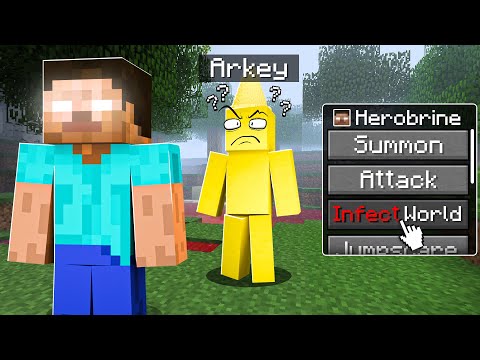 Playing As HEROBRINE To Troll My Friend.. (Minecraft)