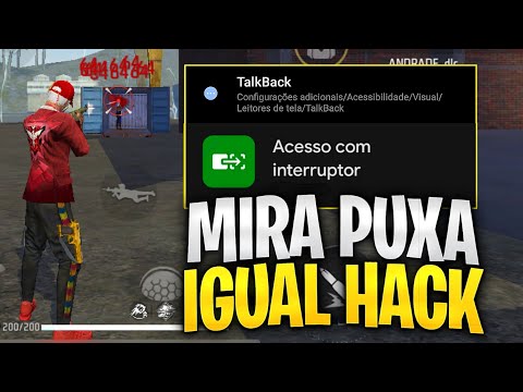 Melhor TALKBACK e ACESSO COM INTERRUPTOR! Sensibilidade Impossível Errar Capa MIRA NÃO TREME!