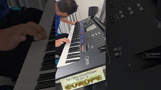 Final countdown- Guitar 🎸 Solo එක Play කරන්න පොඩි Try එකක් දුන්නා 🎹❤️🎵