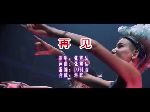 張震嶽 《再見 （DJ抖音版）》KTV 導唱字幕 （備有伴奏視頻）