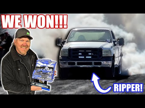 We Got The WIN At The Wildest Truck Event I Have Been To In YEARS!! Laid Down A Nasty Burnout!