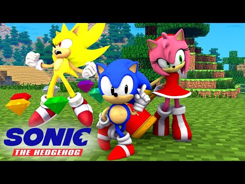 Minecraft - Who's Your Family? TREVIN O FILHO DO SUPER SONIC E AMY ROSE ! Sonic O FILME
