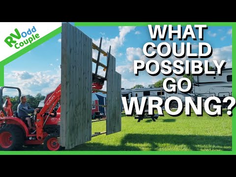 Moving a 12’x16’ Camper Deck (for Stationary RV Life)