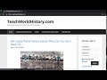 Accessing Teaching Resources and Lesson Plans