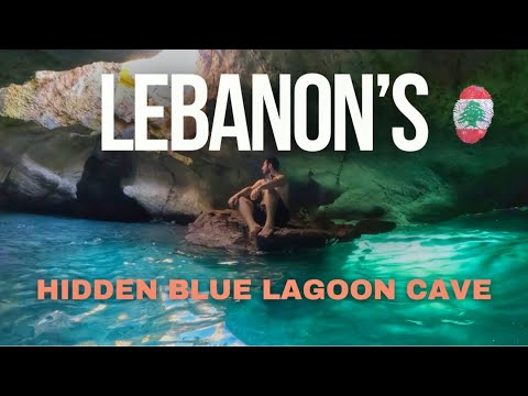 Exploring The Most Stunning Blue Lagoon Cave in Batroun, Lebanon استكشاف أجمل كهف بحري في البترون