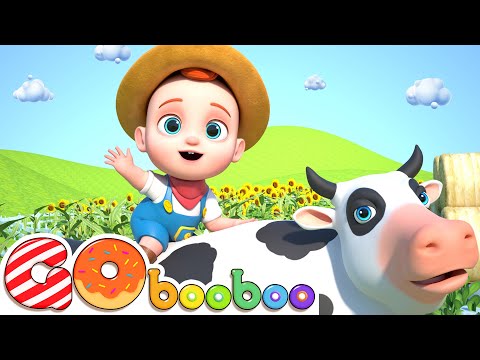 Old Macdonald Had A Farm Song | Gobooboo Nursery Rhymes & Kids Songs