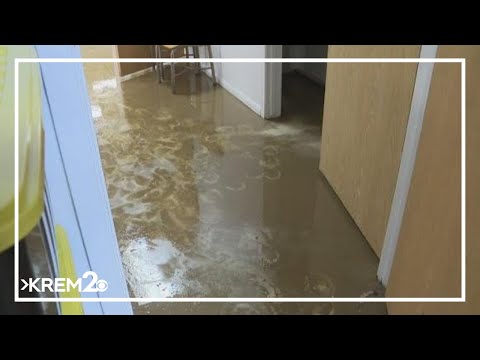 YouTube video thumbnail: Spokane non-Profit Seeks Donations After Flooding Hits Shelter Storage