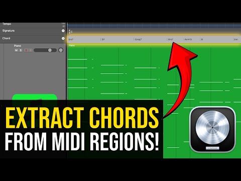 Extract Chords from ANY MIDI REGION & ADD to CHORD TRACK! (Logic Pro 11 Workaround)
