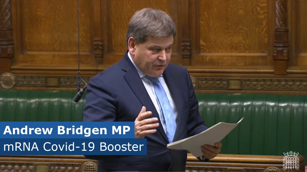 British MP Andrew Bridgen Calls for an End to the Boosters and a Full Public Inquiry