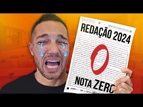 O que pode ZERAR A SUA REDAÇÃO do ENEM 2024