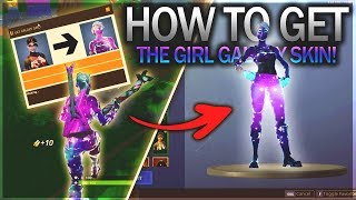 new how to get the girl galaxy skin in fortnite v8 40 - new galaxy girl skin fortnite