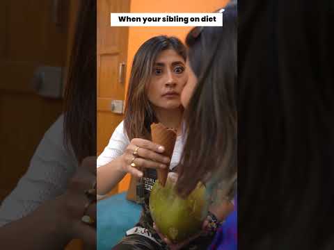 When your sibling on diet 😅 | Sibling Things 🤣 | Sunita Xpress #shorts #funnyshorts