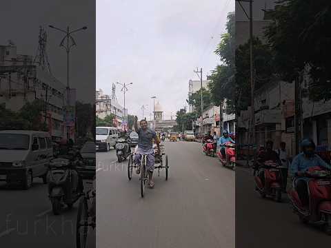 Bollywood Deewana with Hyderabadi Rickshaw at Mouzam Jahi Market ??