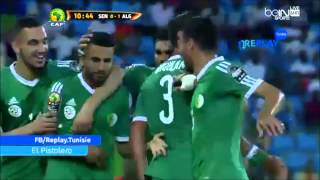 ALGERIE VS SENEGAL 2-0 CAN 2015  الجزائر x اهداف المباراة السنغال