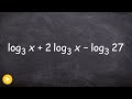 Logarithmic Properties and Exponents
