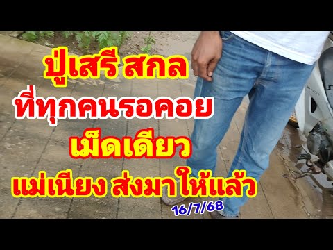 ปู่เสรีสกล ที่ทุกคนรอคอย เม็ดเดียว แม่เนียง ส่งมาให้แล้ว 16/7/68