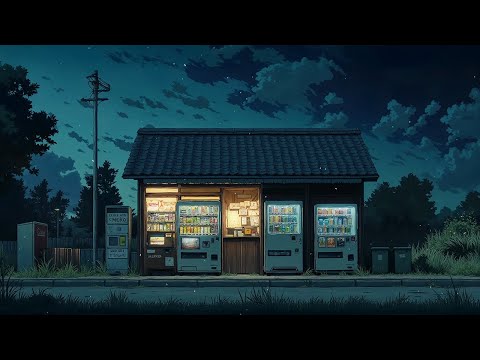 Late Night Vending Machines &#127747; Lo-fi Beats for Relaxation &amp; Focus #LoFiBeats #JapaneseNight