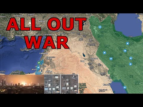 Israel & Iran Exchange 100s of Missiles Targeting Military Sites & Nuclear Facilities