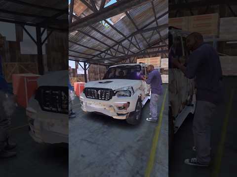 10 Lakh Scorpio Full Restoration After Accident ❌🔥 #shorts #trending #story #funny