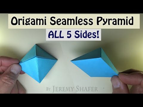 Origami Seamless Pyramid - ALL 5 Sides!