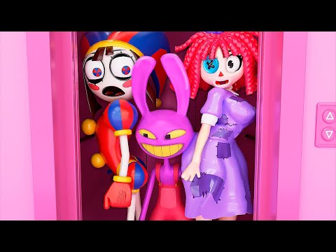 Stuck in Elevator. Pomni x Jax x Ragatha - The Amazing Digital Circus Chapter 2 Animation