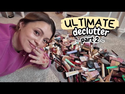 Makeup Declutter *The Grand Finale* I DID IT! I got rid of 80% of my collection!