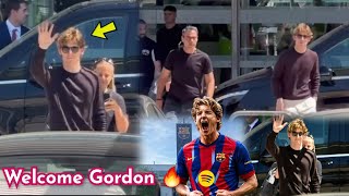 Anthony Gordon ARRIVES at Barcelona 🔥,  set for medicals ...