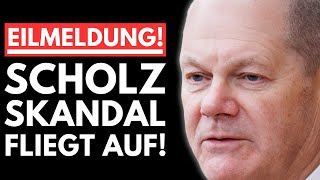 🚨EILMELDUNG! SCHOLZ SKANDAL FLIEGT AUF! SPD AM ABGRUND!🚨