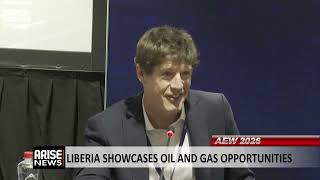 YouTube video thumbnail:  AEW 2026: Liberia Showcases OIL AND GAS Opportunities 