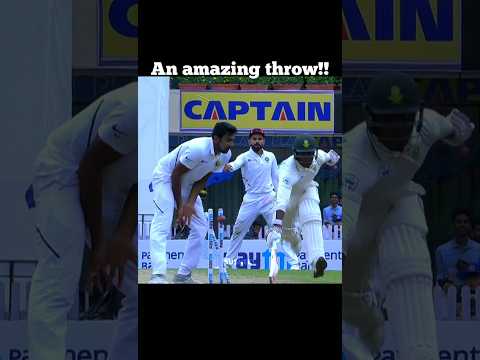 Excellent throw by Umesh๐ !!