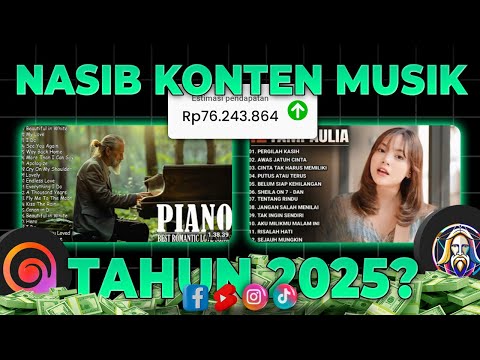 Aduh! Begini Nasib Konten REUPLOAD MUSIC Ai di 2025!Cara Dapat Uang dari Youtube 2025 Terbaru