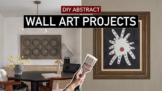 DIY WALL ART | 2 easy DIY ideas (modern + minimalist)