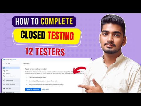 How To Complete Closed Testing Google Play Console | Get 12 Testers For Your App & Games