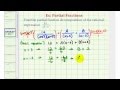 Partial Fraction Decomposition Concepts
