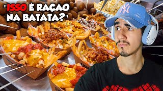 NÃO ACREDITO QUE ELES COLOCAM ATÉ ISSO NA BATATA FRITA (REAGINDO)