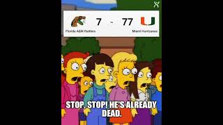 Miami College Football BLOWOUT