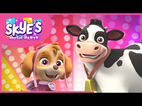 Bettina The Cow's Moo-ving Theme Song - Skye's Music Party - PAW Patrol Music Cartoons for Kids