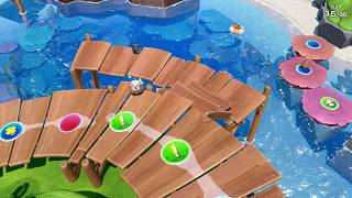 Super Mario Party Jamboree TV #122 Goomba Lagoon Waluigi & Goomba vs Monty Mole & Rosalina