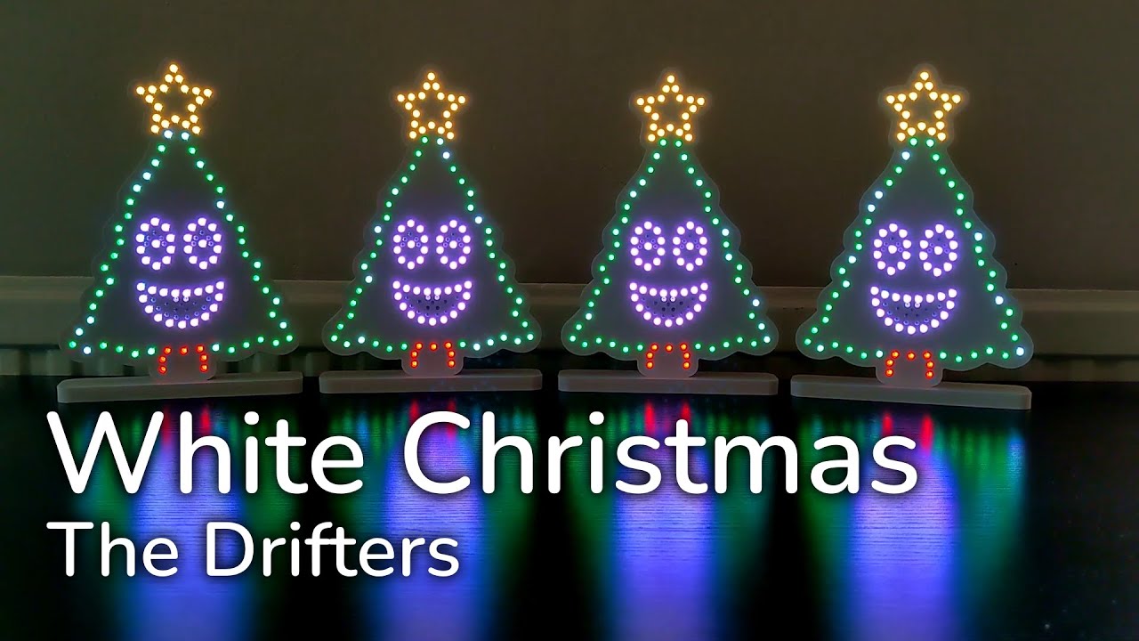 Mini Trees singing White Christmas by The Drifters