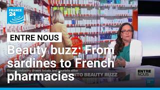 YouTube video thumbnail: French Beauty Trends: From Sardines to Pharmacies
