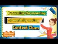 Decoding Words Through Context Clues
