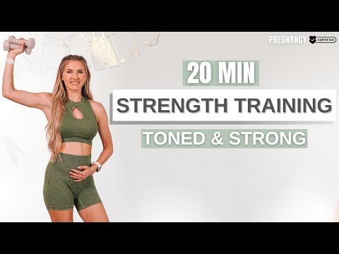 20 MIN Full Body Strength Training Workout (Get TONED at Home)