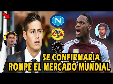 AHORA SI FICHAJE MUNDIAL¡¡ JAMES RODRIGUEZ LIBRE DEL RAYO JHON DURAN 50 MILLONES